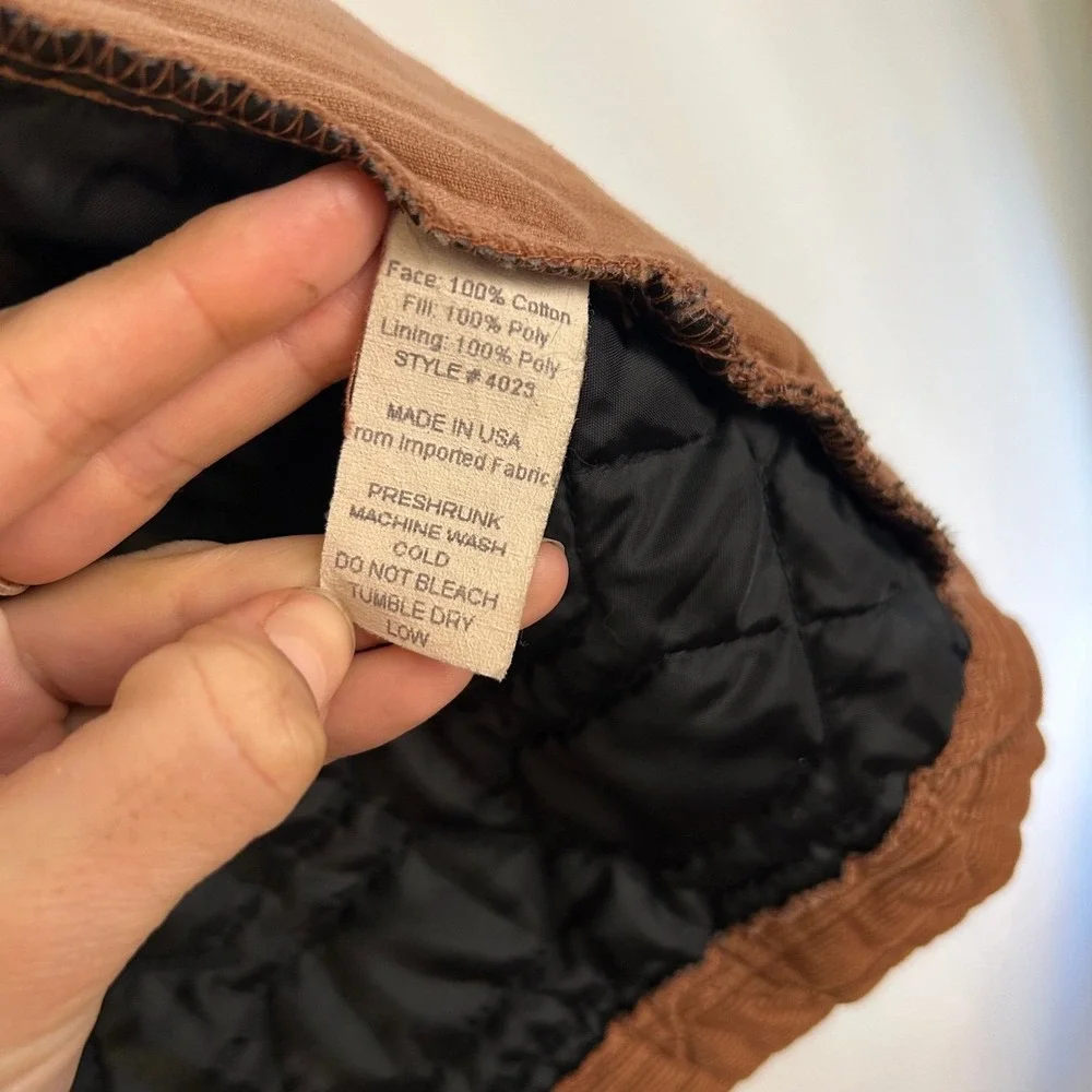 Habitat Quilted Corduroy Button Front Vest Brown‎ Small